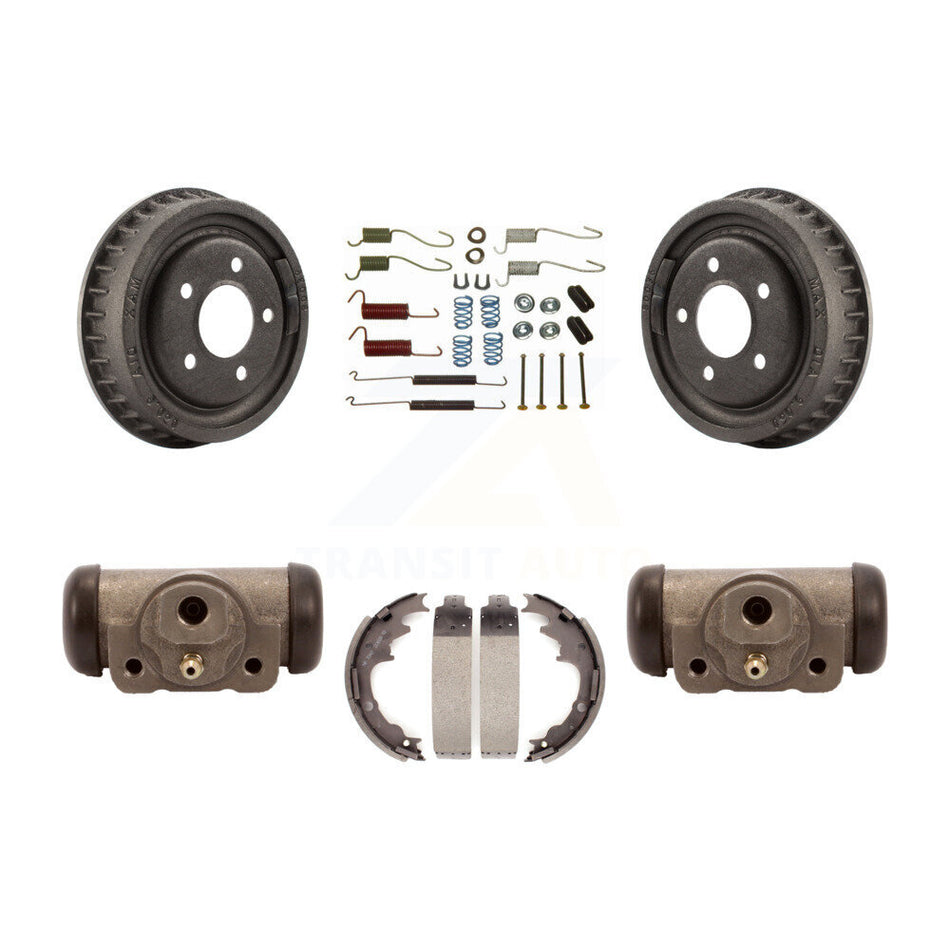Rear Brake Drum Shoes Spring And Cylinders Kit For Ford Ranger Mazda B2300 B3000 With 9" Diameter K8N-100438