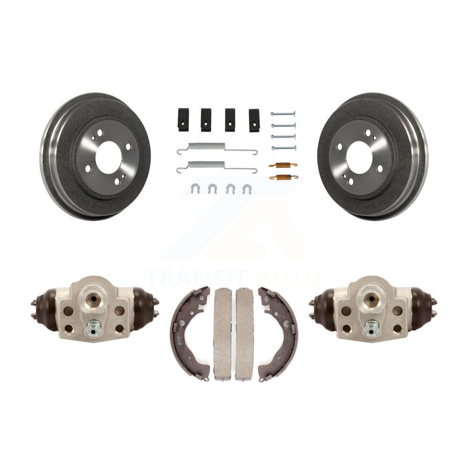Rear Brake Drum Shoes Spring And Cylinders Kit For 2010-2014 Honda Insight K8N-100447
