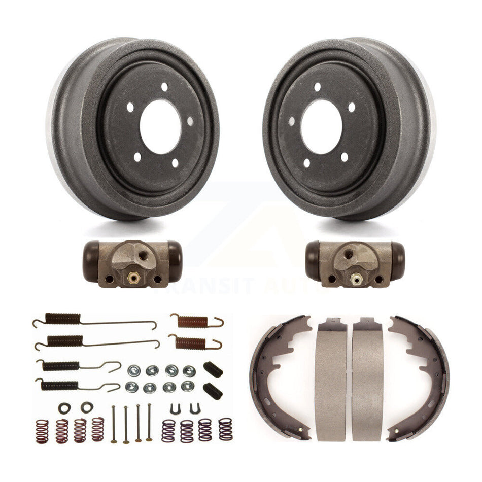 Rear Brake Drum Shoes Spring And Cylinders Kit (6Pc) For Ford F-150 K8N-100488