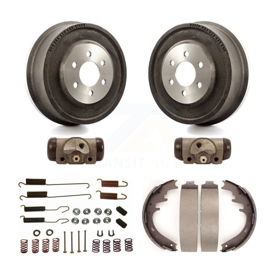 Rear Brake Drum Shoes Spring And Cylinders Kit (6Pc) For 2000-2002 Dodge Dakota Durango K8N-100492