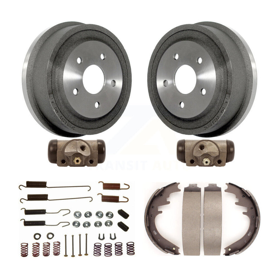 Rear Brake Drum Shoes Spring And Cylinders Kit (6Pc) For 2000-2001 Dodge Ram 1500 K8N-100494