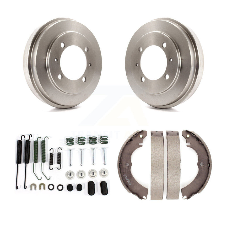 Rear Brake Drum Shoes And Spring Kit For 2007 Mitsubishi Lancer LS Diamond With 15" Factory Wheels K8N-100544