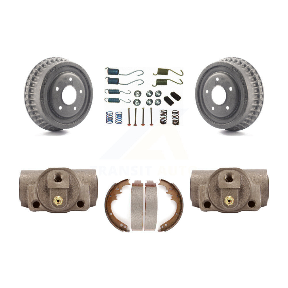 Rear Brake Drum Shoes Spring And Cylinder Kit For Oldsmobile 98 With 9-1 2" Diameter K8N-100590