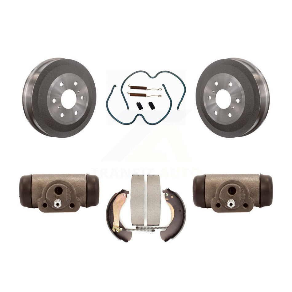 Rear Brake Drum Shoes Spring And Cylinders Kit For 2009-2009 Chevrolet Silverado 1500 GMC Sierra With 7000 Lb GVW Except Vehicles Using Hold Down Pins K8N-100613