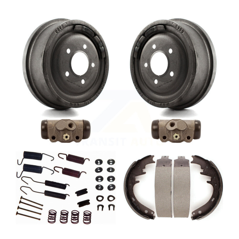 Rear Brake Drum Shoes Spring And Cylinders Kit (6Pc) For 1983 Ford F-150 With 10" Diameter K8N-100621