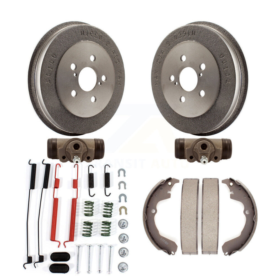 Rear Brake Drum Shoes Spring And Cylinders Kit (6Pc) For Toyota Matrix Pontiac Vibe K8N-100625