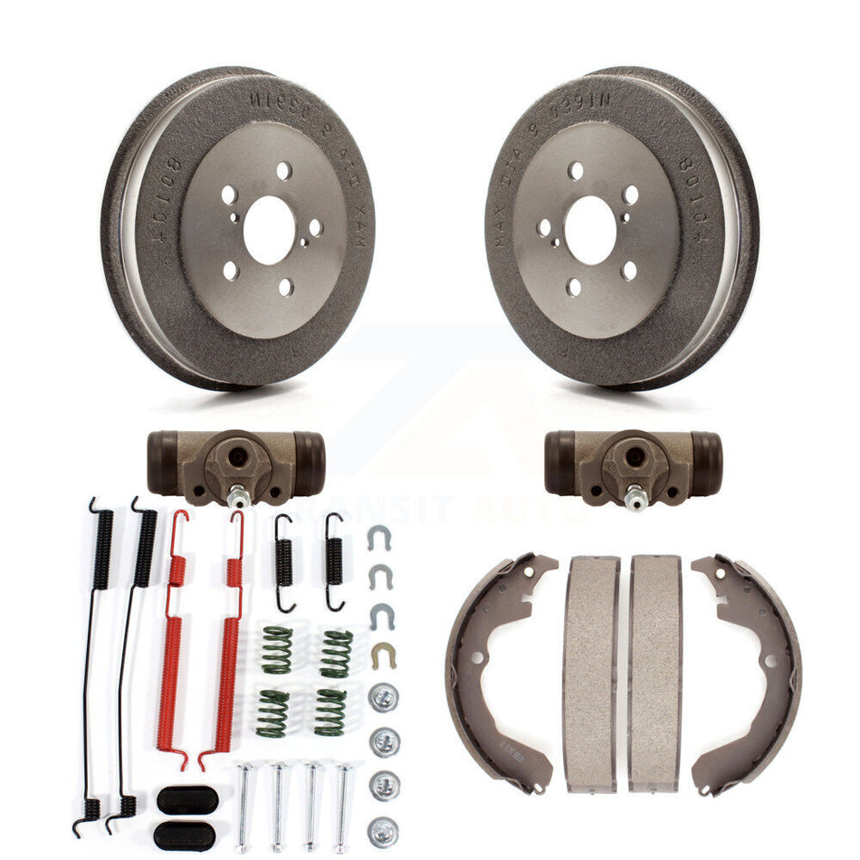 Rear Brake Drum Shoes Spring And Cylinders Kit (6Pc) For Toyota Matrix Pontiac Vibe K8N-100625