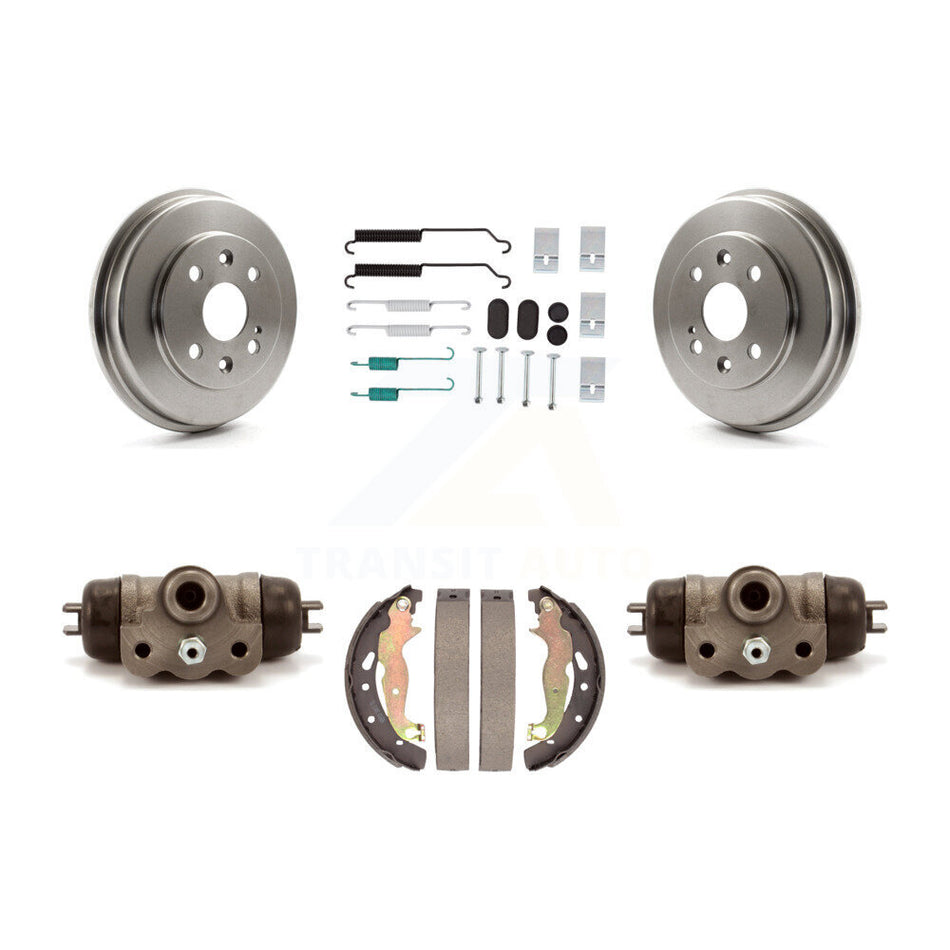 Rear Brake Drum Shoes Spring And Cylinders Kit For 2011-2014 Mazda 2 K8N-100679