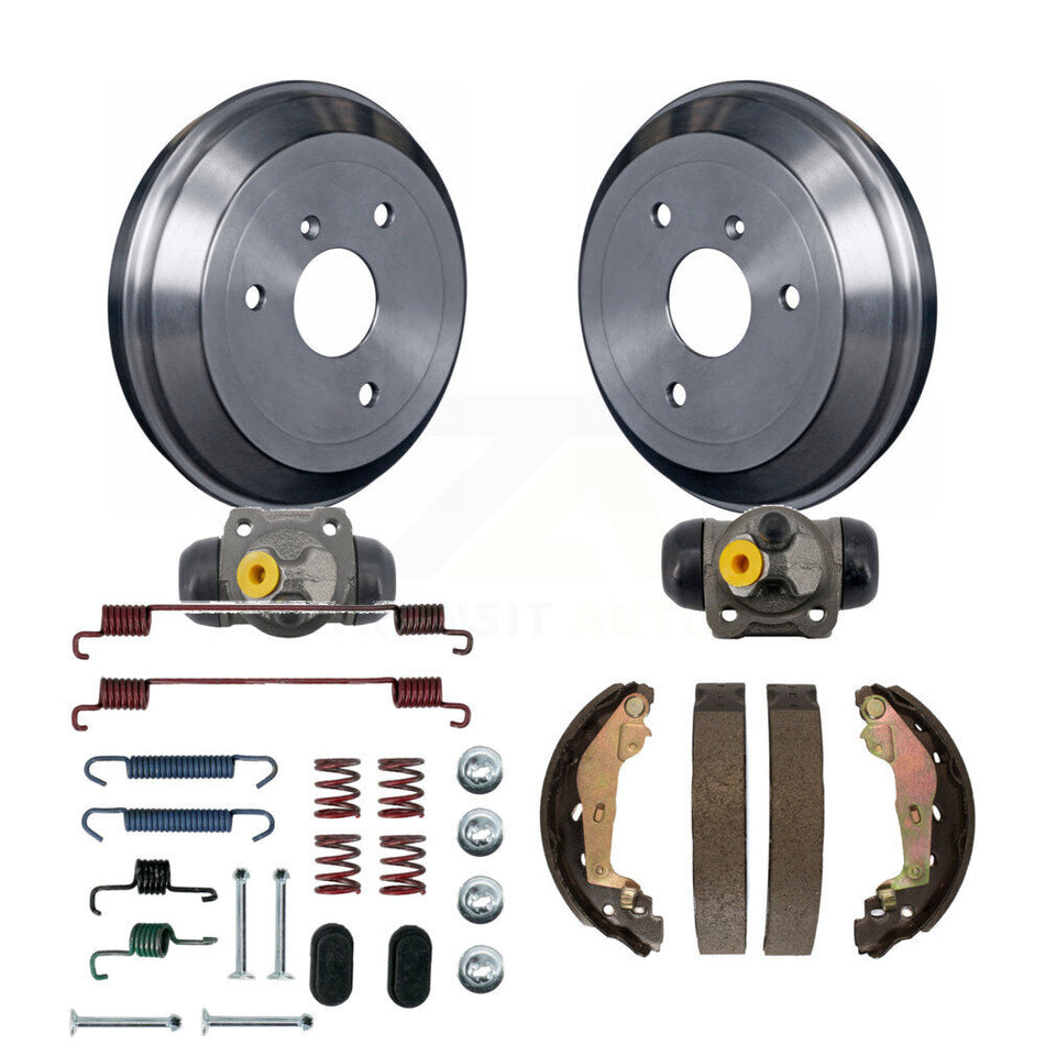 Rear Brake Drum Shoes Spring And Cylinders Kit (6Pc) For 2005-2007 Smart Fortwo K8N-100682