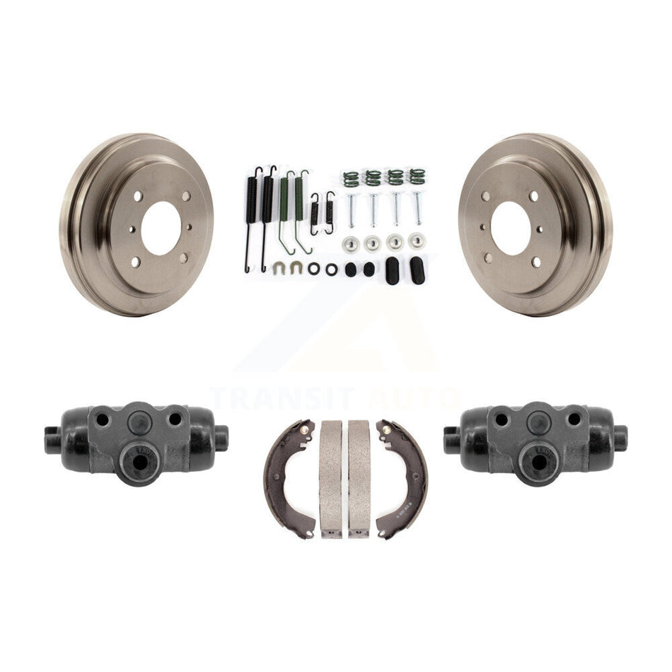 Rear Brake Drum Shoe Spring Cylinder Kit For 2009-2011 Nissan Versa 1.6L With 4 Wheel ABS K8N-100694