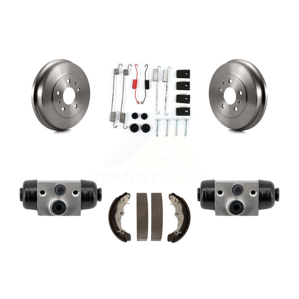 Rear Brake Drum Shoes Spring And Cylinders Kit For 2012-2016 Ford Focus FMSI=1004 K8N-100698