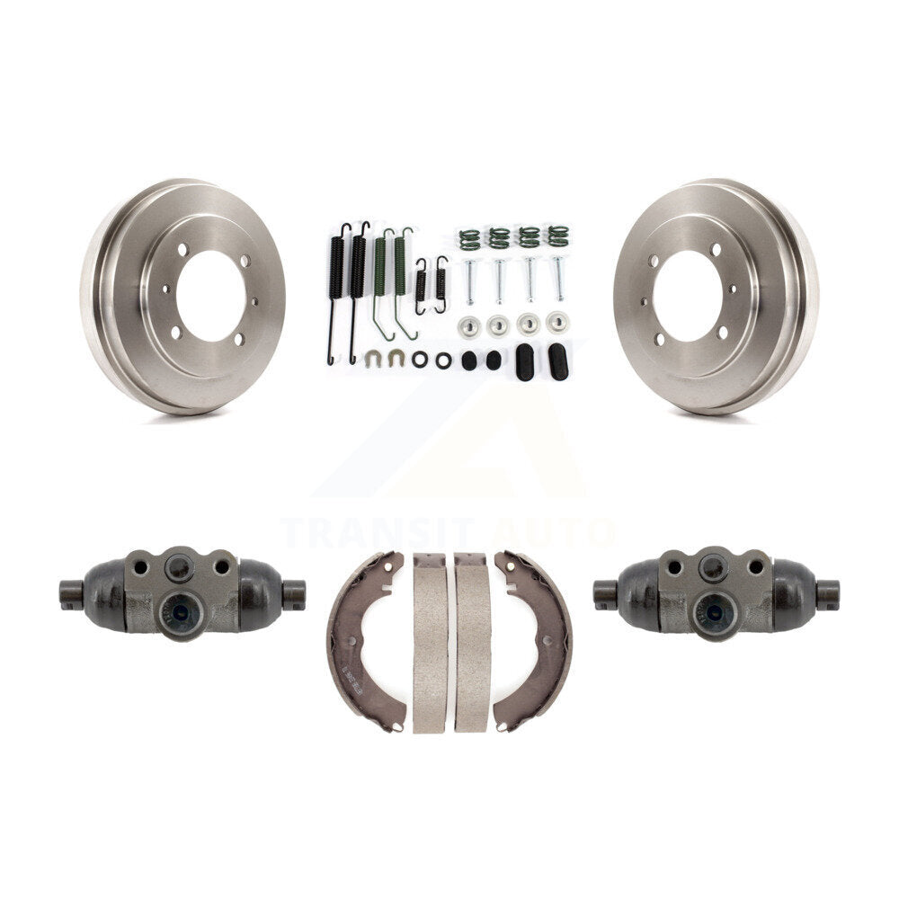Rear Brake Drum Shoe Spring Cylinder Kit For 07 Mitsubishi Lancer With 15" Factory Wheels K8N-100705