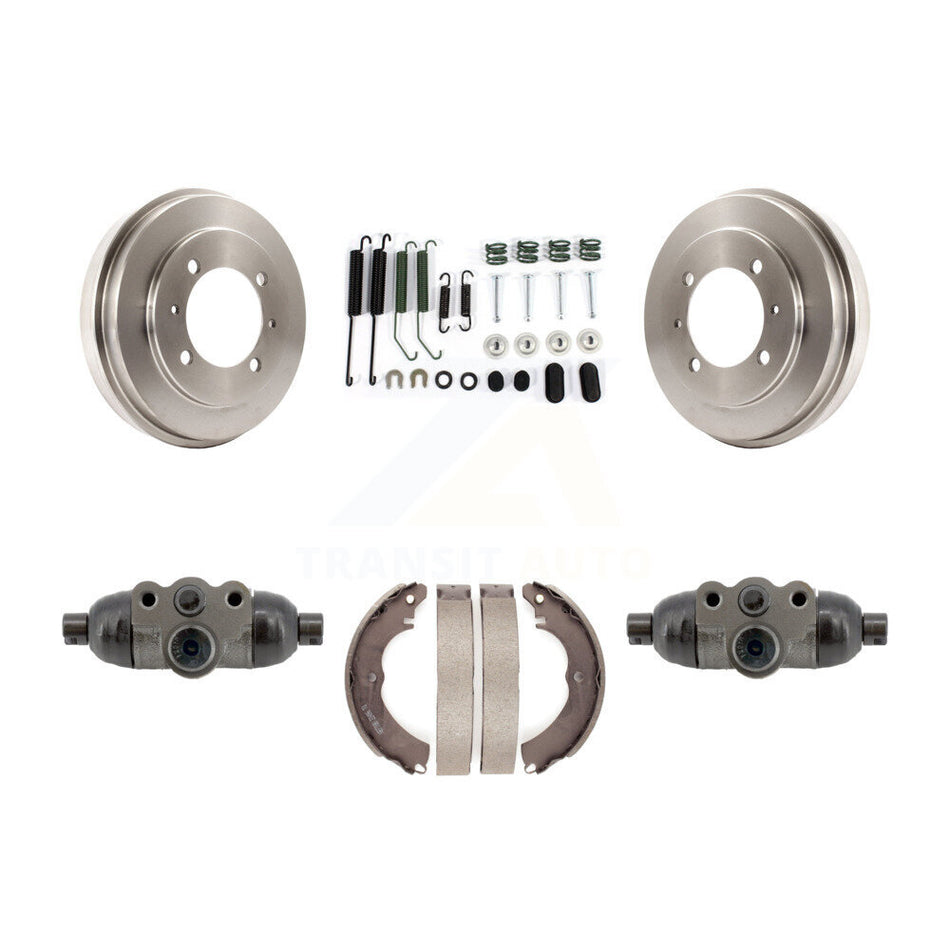Rear Brake Drum Shoe Spring Cylinder Kit For 07 Mitsubishi Lancer With 15" Factory Wheels K8N-100705