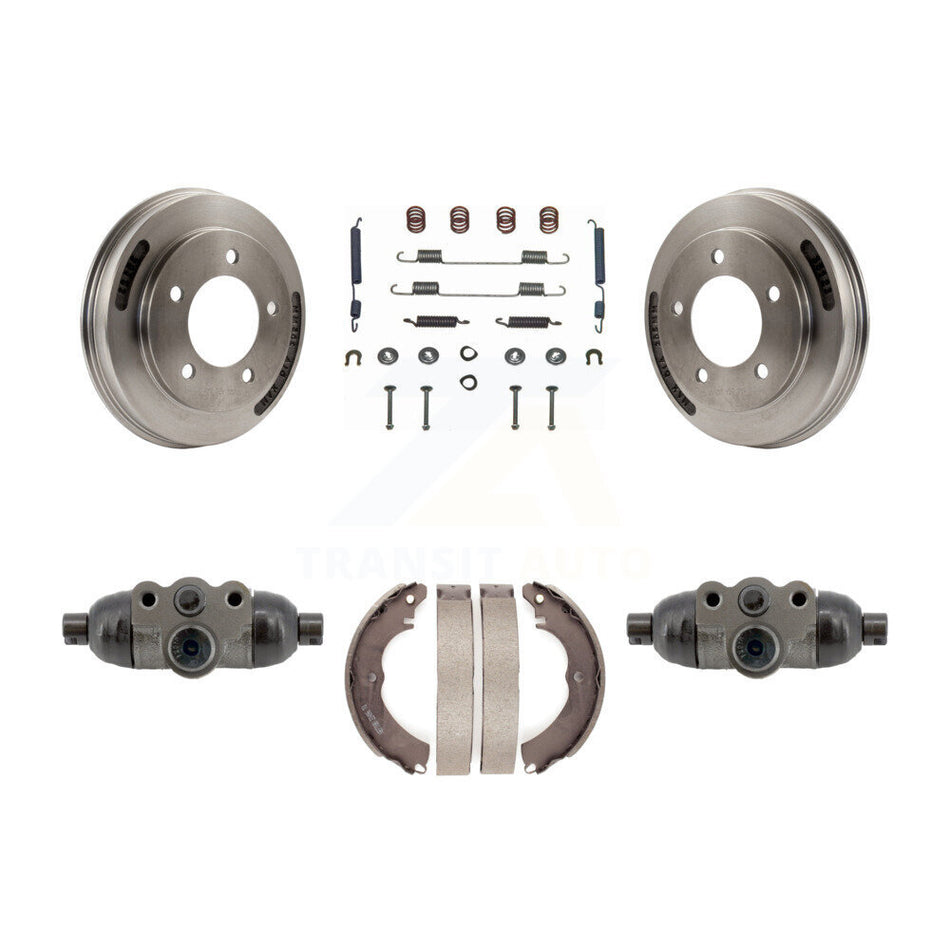 Rear Brake Drum Shoe Spring Cylinder Kit For 07 Mitsubishi Lancer With 16" Factory Wheels K8N-100706