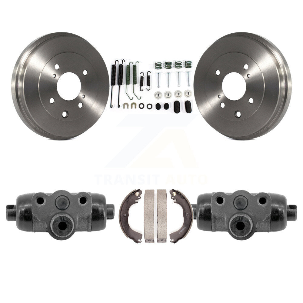 Rear Brake Drum Shoes Spring And Cylinders Kit For 2008 Nissan Versa 4-Wheel ABS K8N-100720