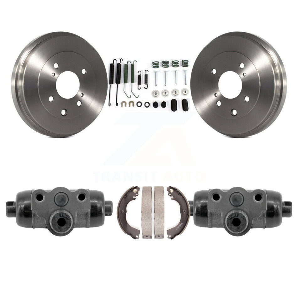 Rear Brake Drum Shoes Spring And Cylinders Kit For 2008 Nissan Versa 4-Wheel ABS K8N-100720