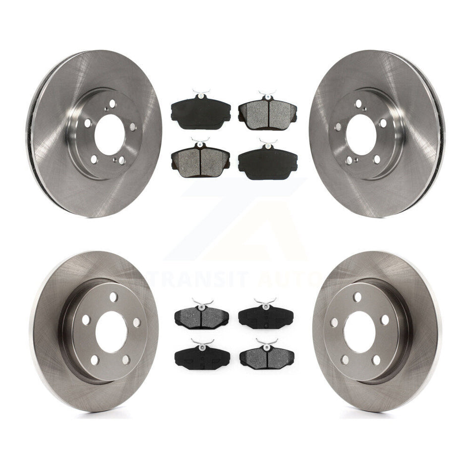 Front Rear Disc Brake Rotors And Semi-Metallic Pads Kit For Ford Taurus Mercury Sable Lincoln Continental K8S-100867