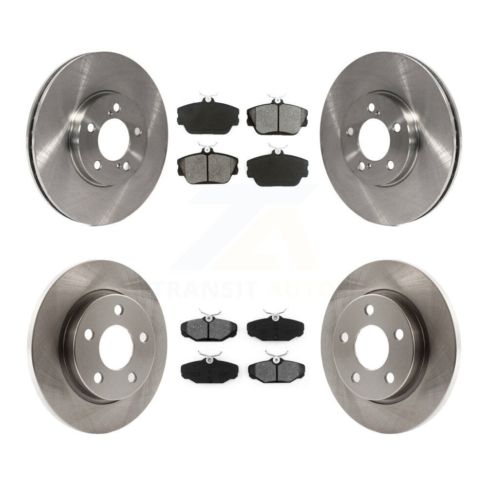 Front Rear Disc Brake Rotors And Semi-Metallic Pads Kit For Ford Taurus Mercury Sable Lincoln Continental K8S-100867