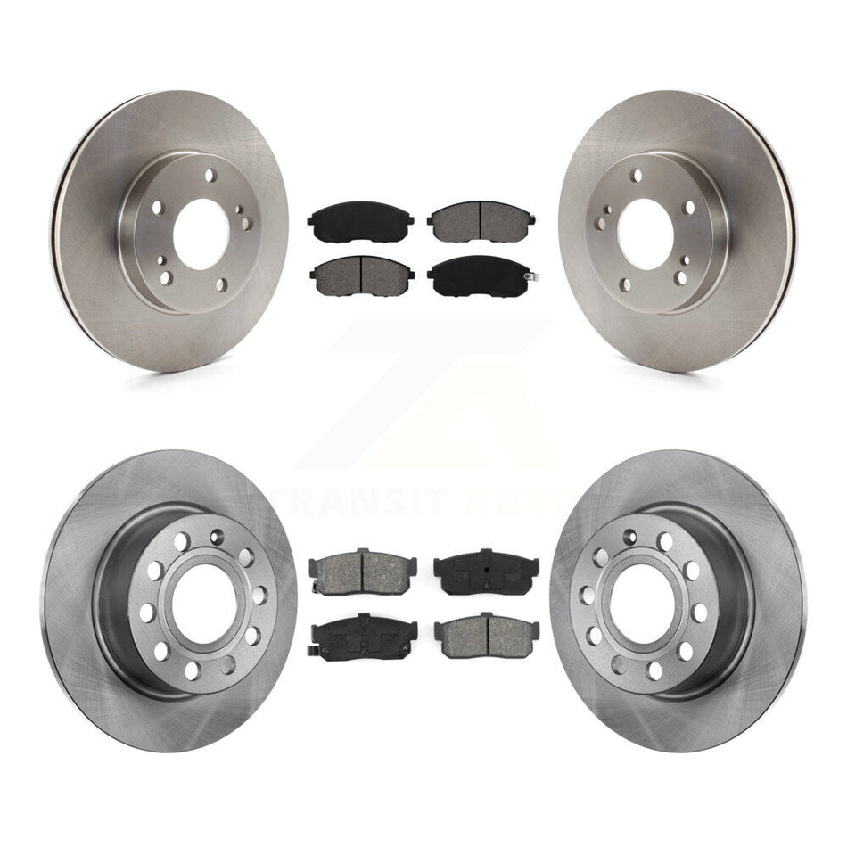 Front Rear Disc Brake Rotors And Semi-Metallic Pads Kit For Nissan Maxima INFINITI I30 K8S-101024