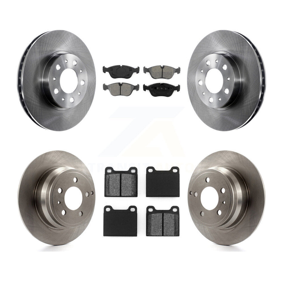 Front Rear Disc Brake Rotors And Semi-Metallic Pads Kit For Volvo V70 C70 K8S-101070