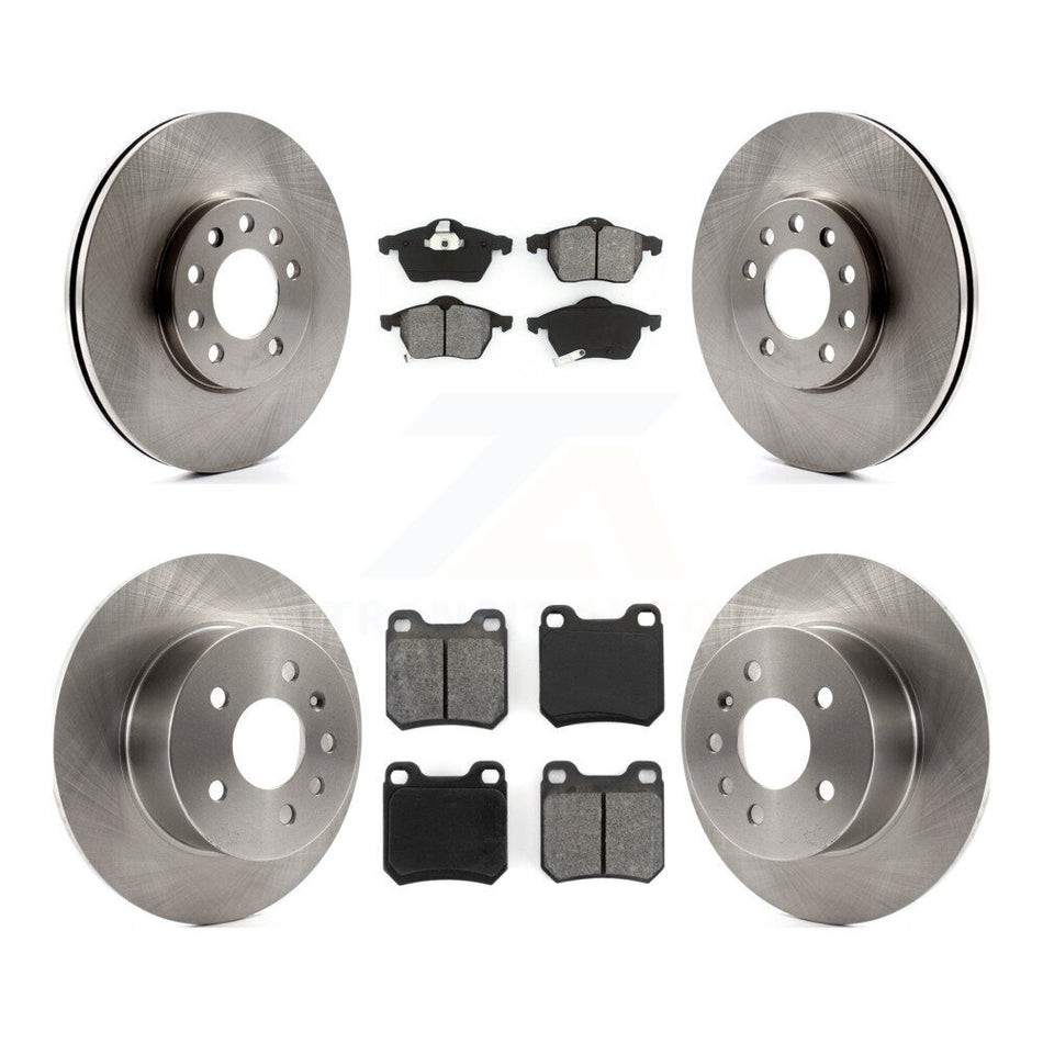 Front Rear Disc Brake Rotors And Semi-Metallic Pads Kit For Saturn L200 Saab 9-3 L300 LS1 L100 LW200 LS2 900 LW300 9-5 LW2 LW1 LS K8S-101095