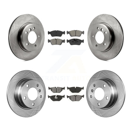 Front Rear Brake Rotors Semi-Metallic Pad Kit For BMW 328i With 280mm Diameter Rotor K8S-101146