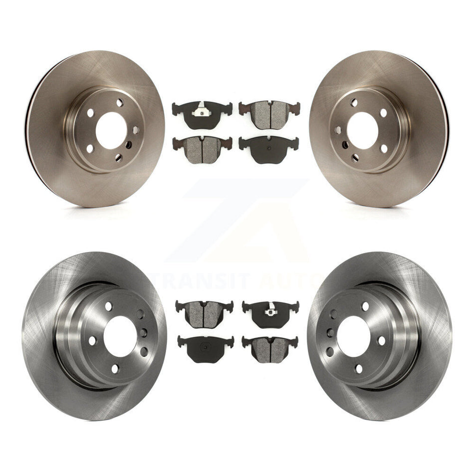 Front Rear Disc Brake Rotors And Semi-Metallic Pads Kit For BMW X5 K8S-101151