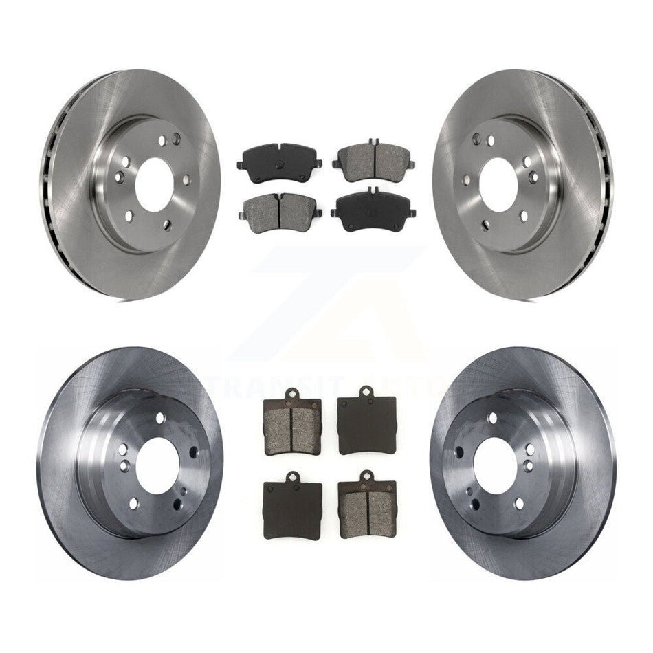 Front Rear Disc Brake Rotors And Semi-Metallic Pads Kit For Mercedes-Benz C230 C240 K8S-101189