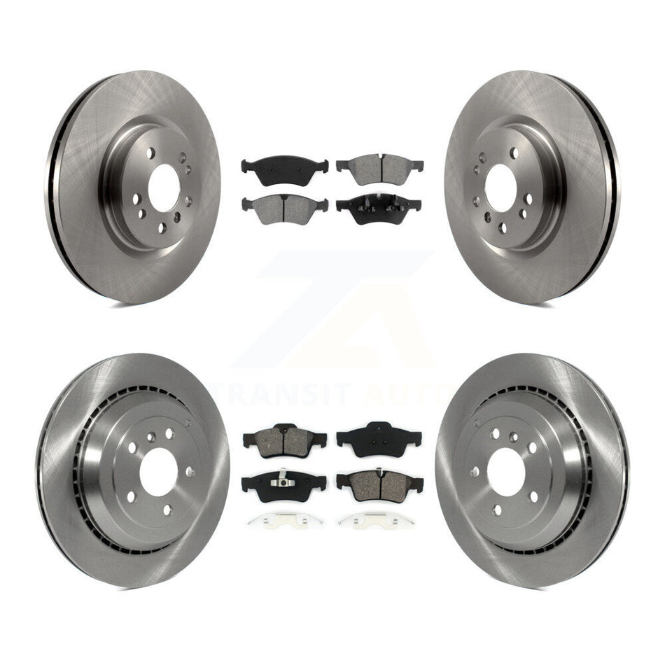 Front Rear Disc Brake Rotors And Semi-Metallic Pads Kit For Mercedes-Benz R350 ML500 R500 R320 With Vented Rotor K8S-101292