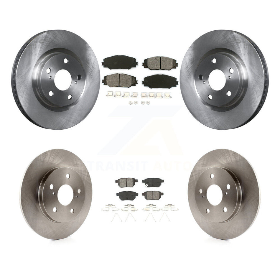 Front Rear Disc Brake Rotors And Semi-Metallic Pads Kit For Toyota Matrix Pontiac Vibe Corolla iM Scion K8S-101319