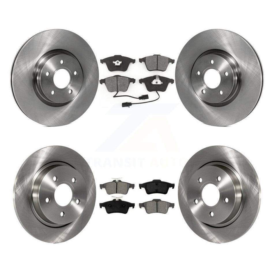 Front Rear Disc Brake Rotors And Semi-Metallic Pads Kit For Volvo S40 C70 V50 K8S-101357