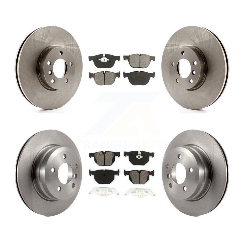 Front Rear Disc Brake Rotors And Semi-Metallic Pads Kit For BMW X5 X6 K8S-101367