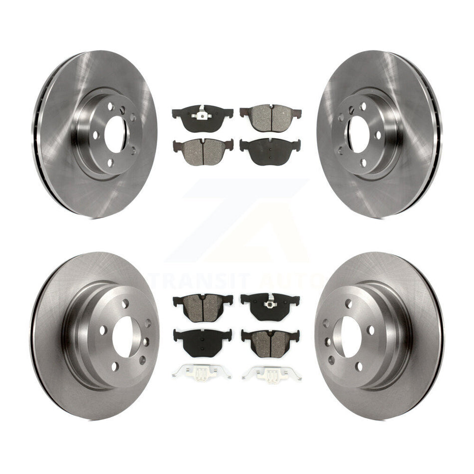 Front Rear Disc Brake Rotors And Semi-Metallic Pads Kit For BMW X5 X6 K8S-101368