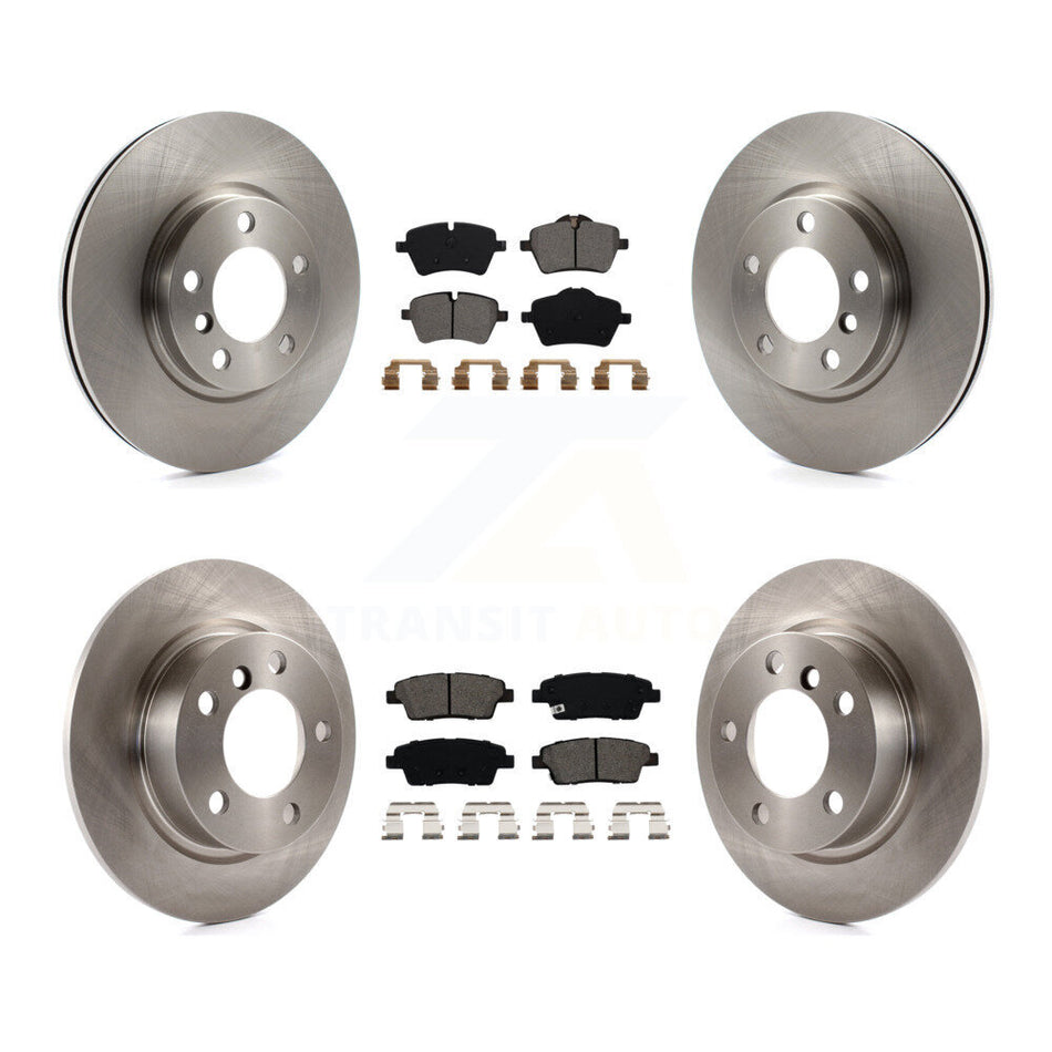 Front Rear Disc Brake Rotors And Semi-Metallic Pads Kit For Mini Cooper Countryman Paceman K8S-101470