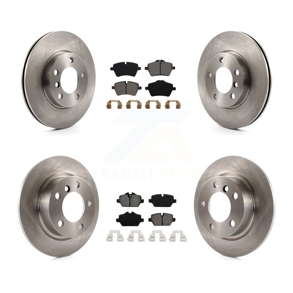 Front Rear Disc Brake Rotors And Semi-Metallic Pads Kit For Mini Cooper Countryman Paceman K8S-101473