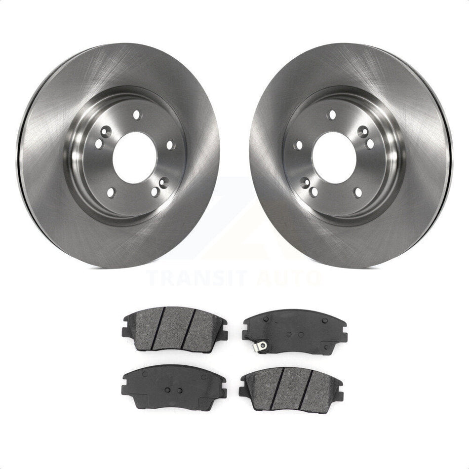 Front Disc Brake Rotors And Semi-Metallic Pads Kit For Hyundai Elantra Tucson Kia Sportage K8S-102583