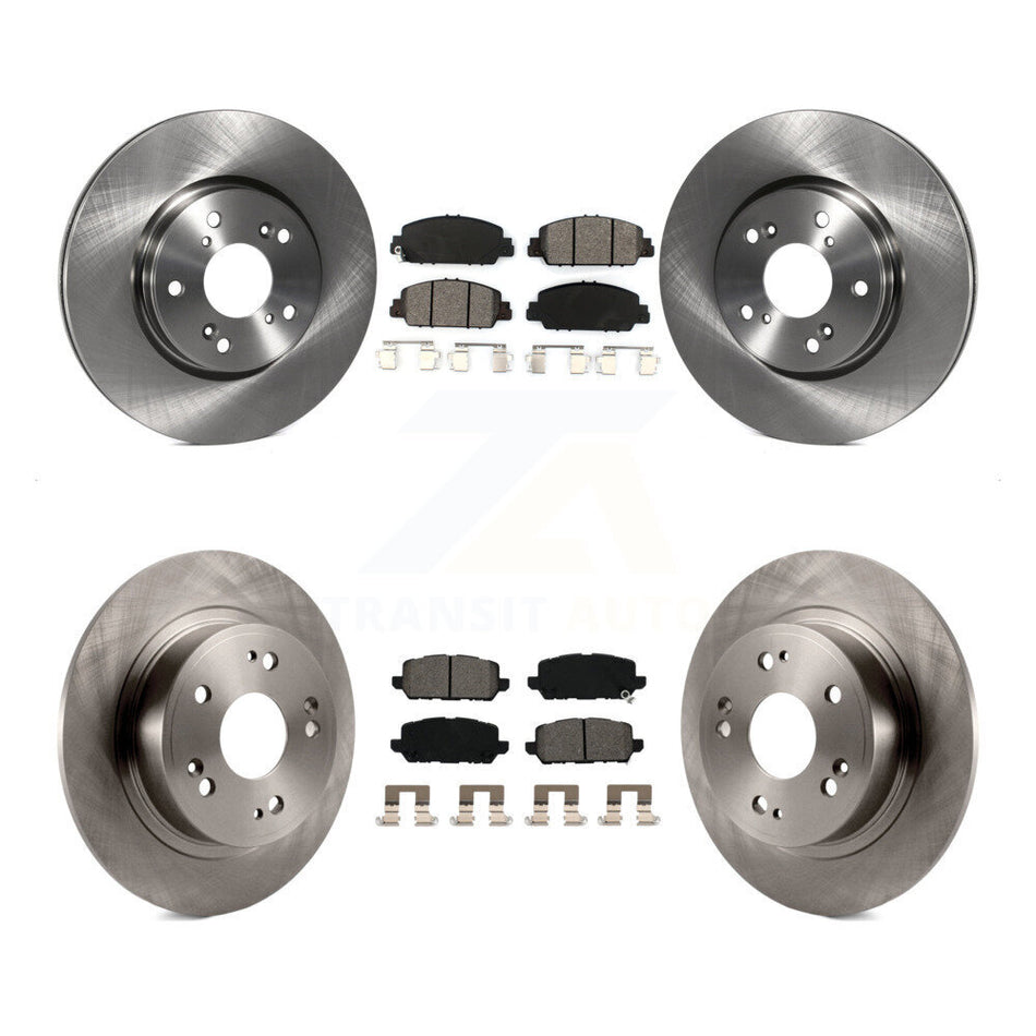 Front Rear Disc Brake Rotors And Semi-Metallic Pads Kit For 2016-2022 Honda HR-V K8S-102705