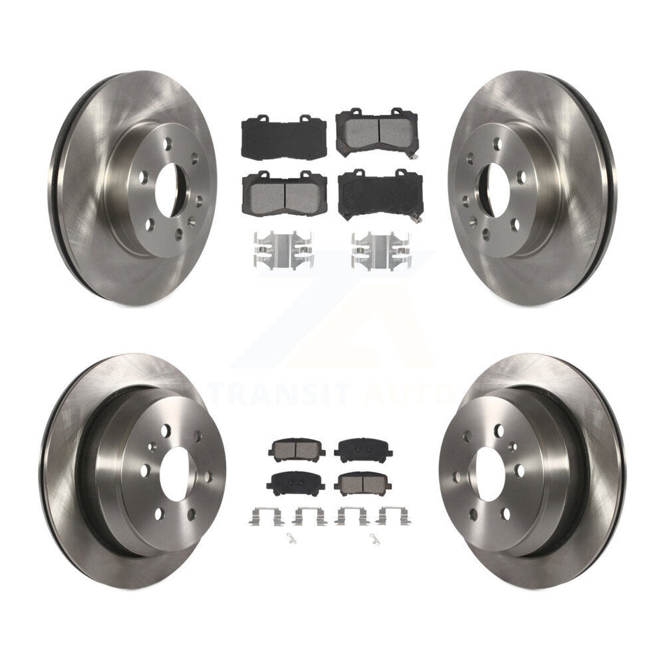 Front Rear Disc Brake Rotors And Semi-Metallic Pads Kit For 2015-2020 Chevrolet Colorado GMC Canyon K8S-102899