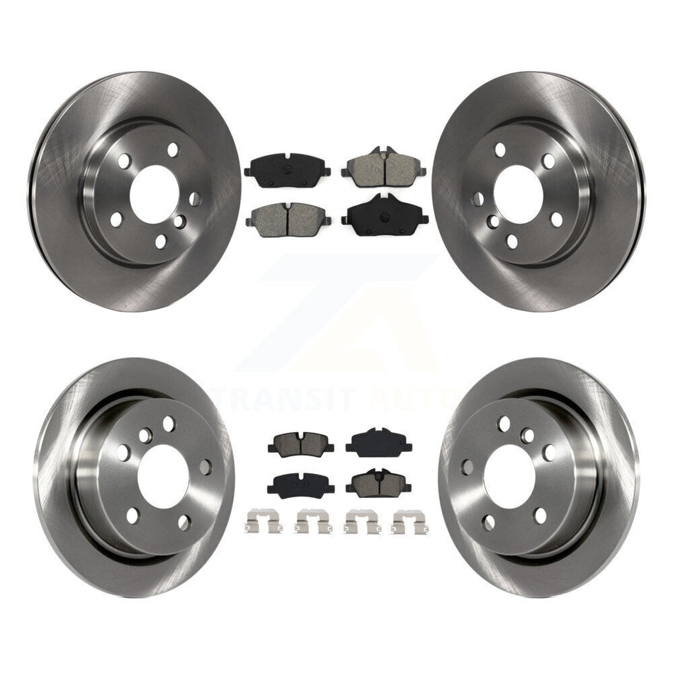 Front Rear Disc Brake Rotors And Semi-Metallic Pads Kit For Mini Cooper K8S-102953