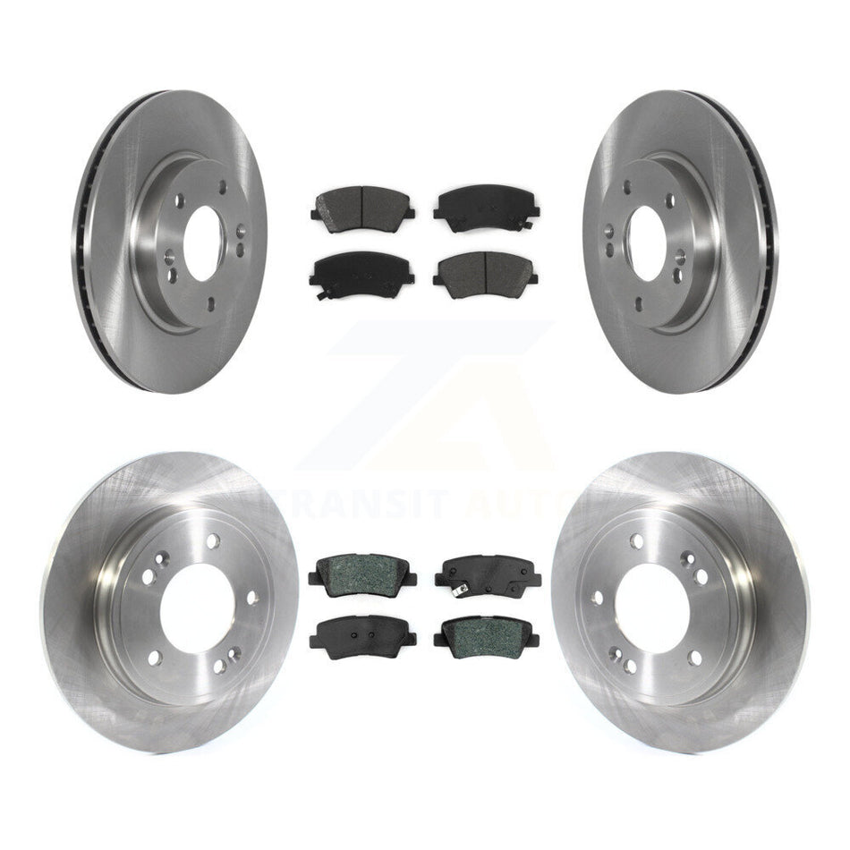 Front Rear Disc Brake Rotors And Semi-Metallic Pads Kit For Kia Niro Hyundai Ioniq K8S-103601