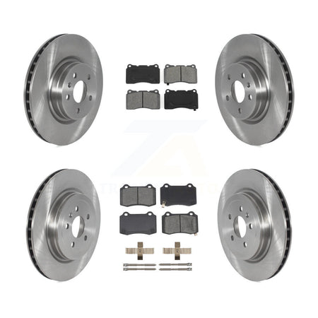 Front Rear Disc Brake Rotors And Semi-Metallic Pads Kit For 2016 Tesla S From 04 16 K8S-103603