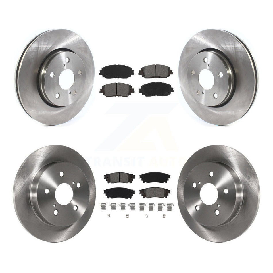 Front Rear Disc Brake Rotors And Semi-Metallic Pads Kit For Toyota C-HR K8S-103746