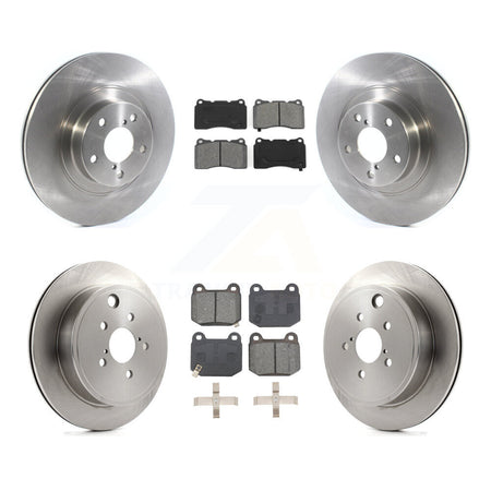 Front Rear Brake Rotor And Semi-Metallic Pad Kit For 2019 Toyota 86 Without Brembo Brakes K8S-103800