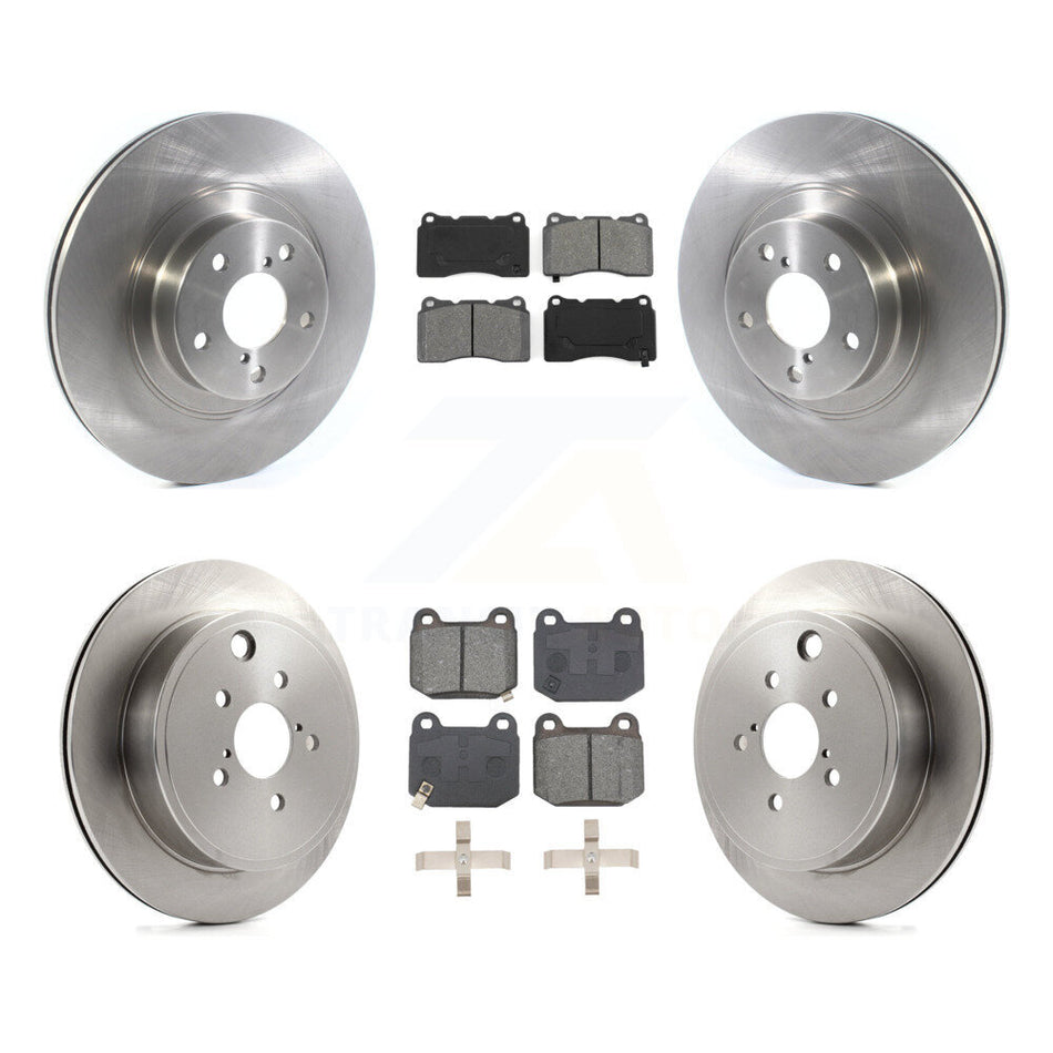Front Rear Brake Rotor And Semi-Metallic Pad Kit For 2019 Toyota 86 Without Brembo Brakes K8S-103800