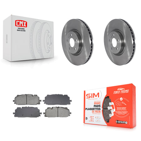 Front Disc Brake Rotors And Semi-Metallic Pads Kit For Audi Q7 SQ5 S5 S4 Sportback K8S-103838