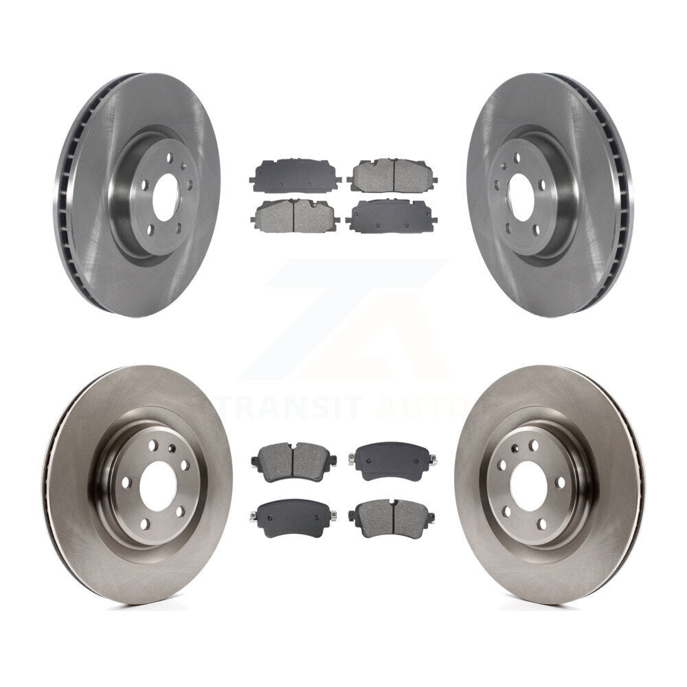 Front Rear Disc Brake Rotors And Semi-Metallic Pads Kit For Audi S5 Sportback S4 K8S-103859