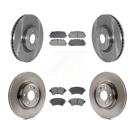 Front Rear Disc Brake Rotors And Semi-Metallic Pads Kit For Audi S5 Sportback S4 K8S-103859