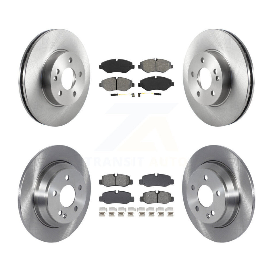 Front Rear Disc Brake Rotors And Semi-Metallic Pads Kit For Mercedes-Benz Metris K8S-103871