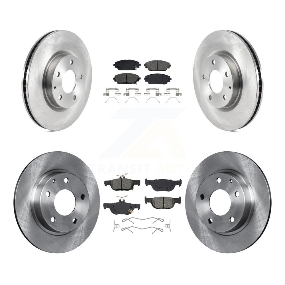 Front Rear Disc Brake Rotors And Semi-Metallic Pads Kit For Mazda CX-30 K8S-103875