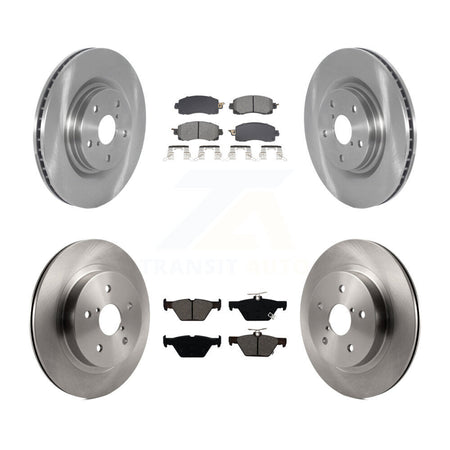 Front Rear Disc Brake Rotors And Semi-Metallic Pads Kit For Subaru Outback WRX Legacy K8S-103882